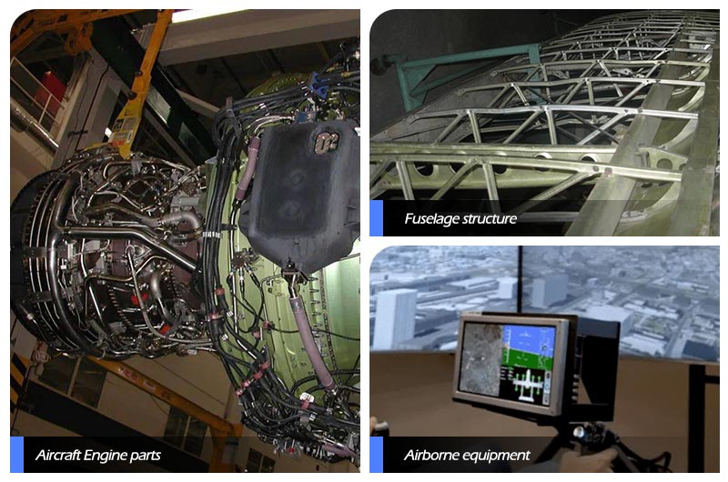 application of 7175 Perfil de alumínio aeroespaciale