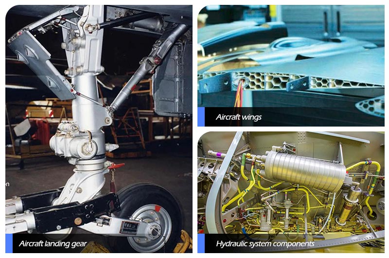 aplicación de perfil de aluminio aeroespacial 7049