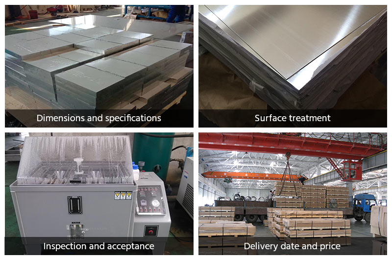 requisito de producción para placa de aluminio aeroespacial 7178