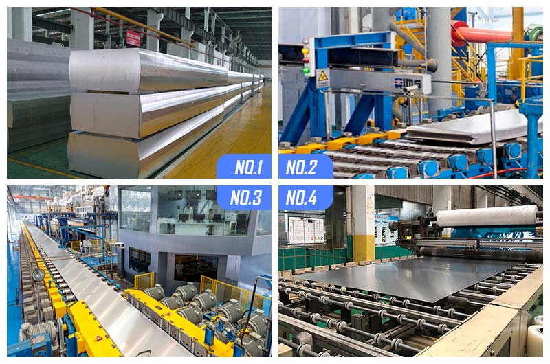 proceso de producción de placa de aluminio aeroespacial 2014