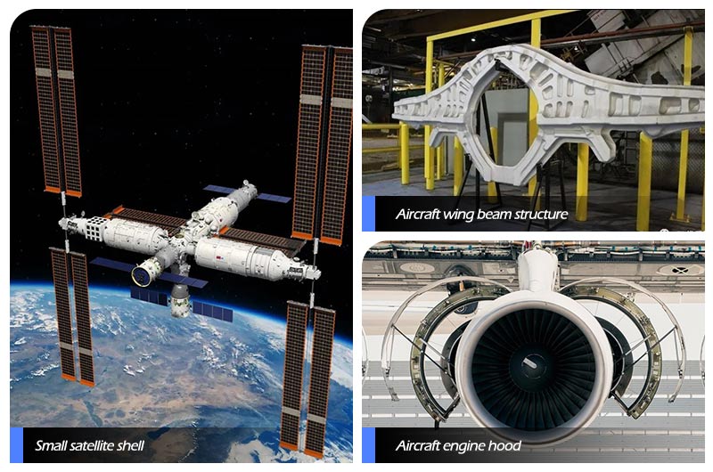 aplicación de placa de aluminio aeroespacial 5052