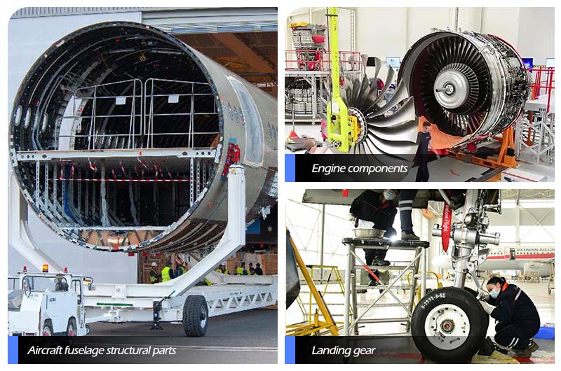 aplicación de placa de aluminio aeroespacial 7150