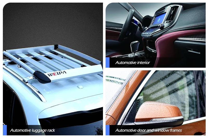 application of 5454 automotive aluminum profile