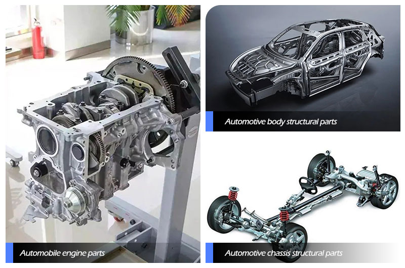 aplicación de perfil de aluminio automotriz 6009