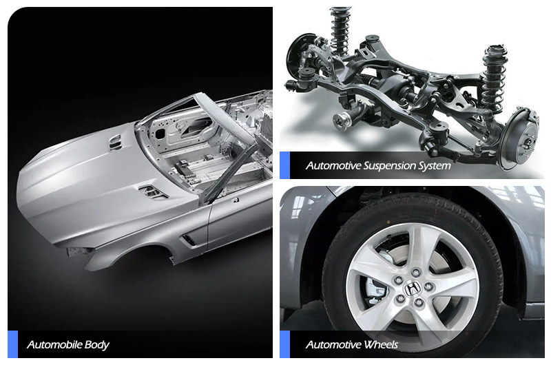 application of 6010 automotive aluminum profile