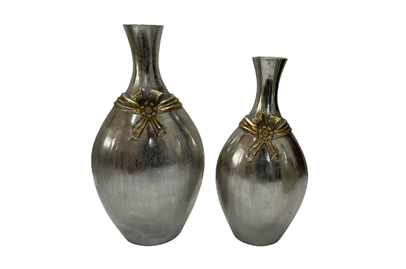 Rural retro style aluminum alloy vase