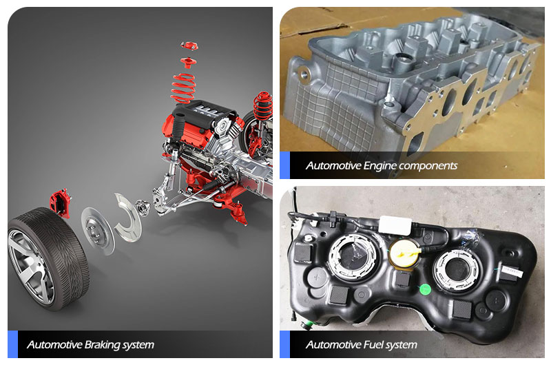 aplicación del perfil de aluminio automotriz 6082