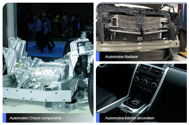 application of 6060 automotive aluminum profile