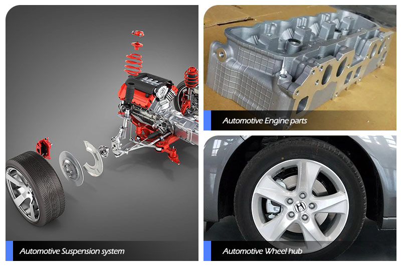 Uso del perfil de aluminio para automóviles 7005