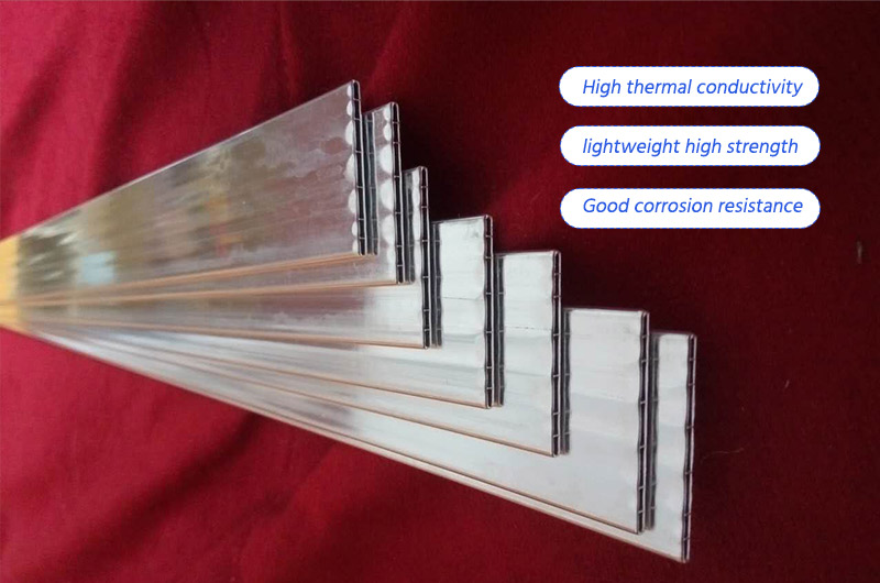 Characteristics of microchannel aluminum flat tubes