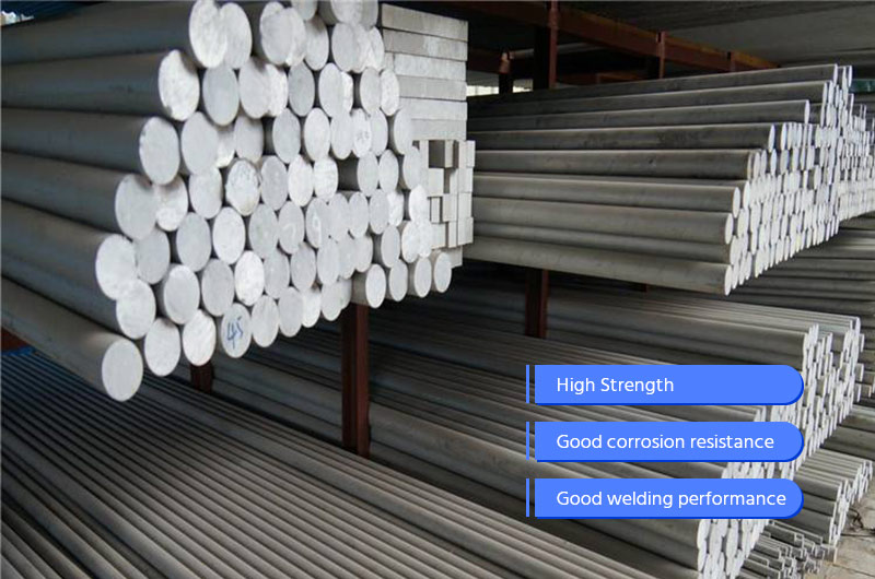 Features of 5456 5454 5754 aluminum round bar