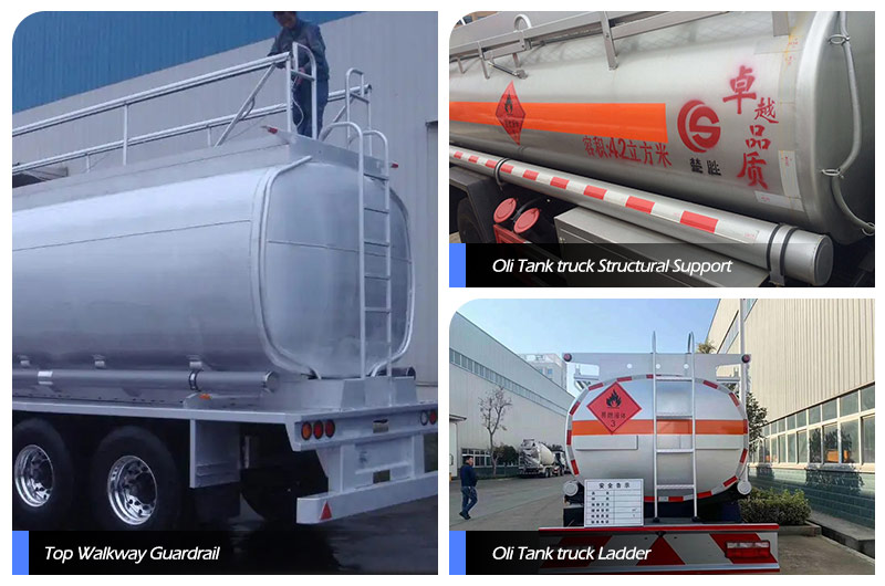 Aplicación específica de tubo de aluminio Chalco 6061 tanker para petrolero
