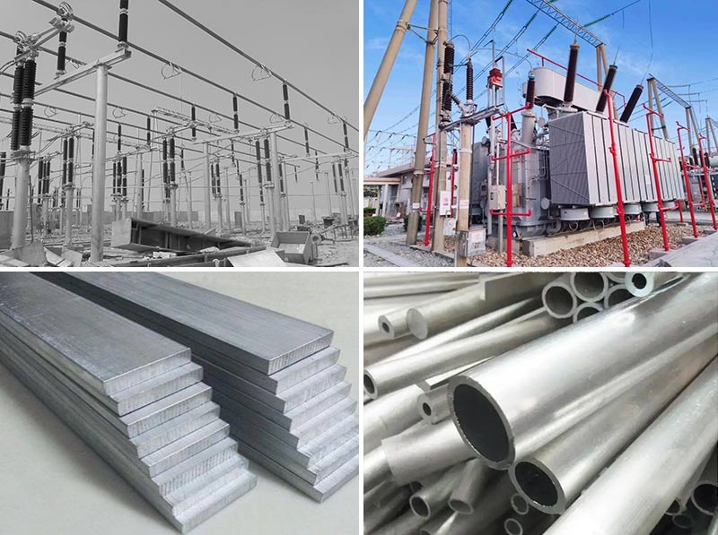 Application of aluminum profiles in the field of power