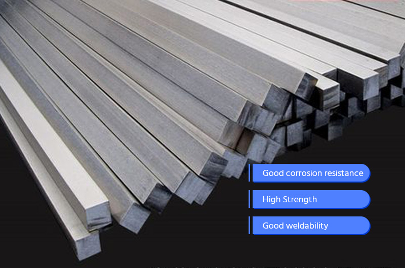 Características de la barra cuadrada de aluminio 5083 5383