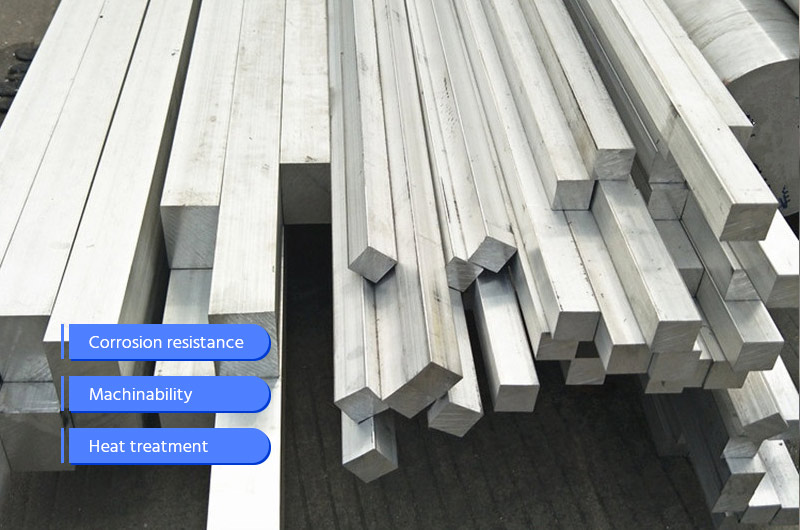 Características de la barra cuadrada de aluminio 6082