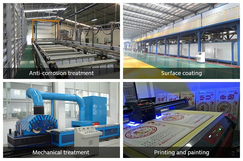 Surface treatment of 1050 1060 1100 aluminum corrugated sheets