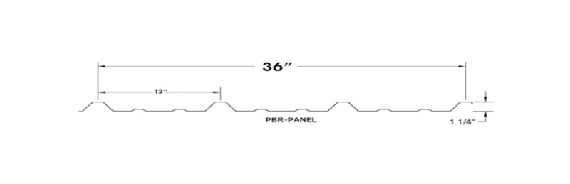 PBR panel alüminyum çatı kaplama