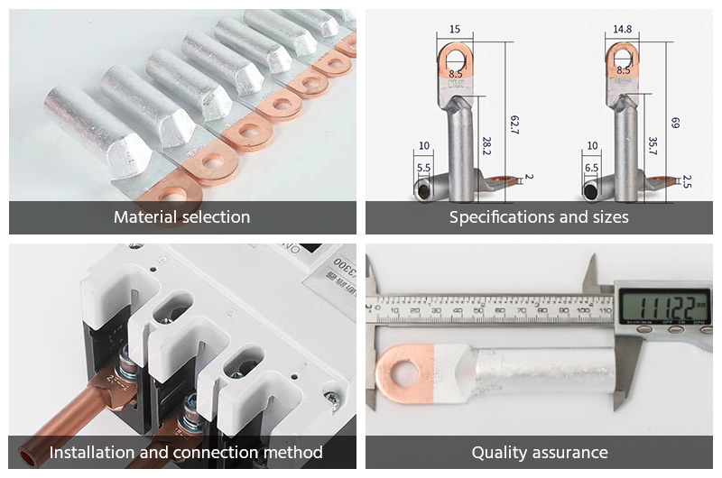 Items for purchasing DL/DT/DTL (aluminum, copper, copper-aluminum) connecting terminals