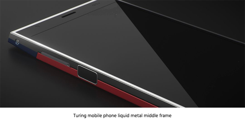 Turing mobile phone liquid metal middle frame