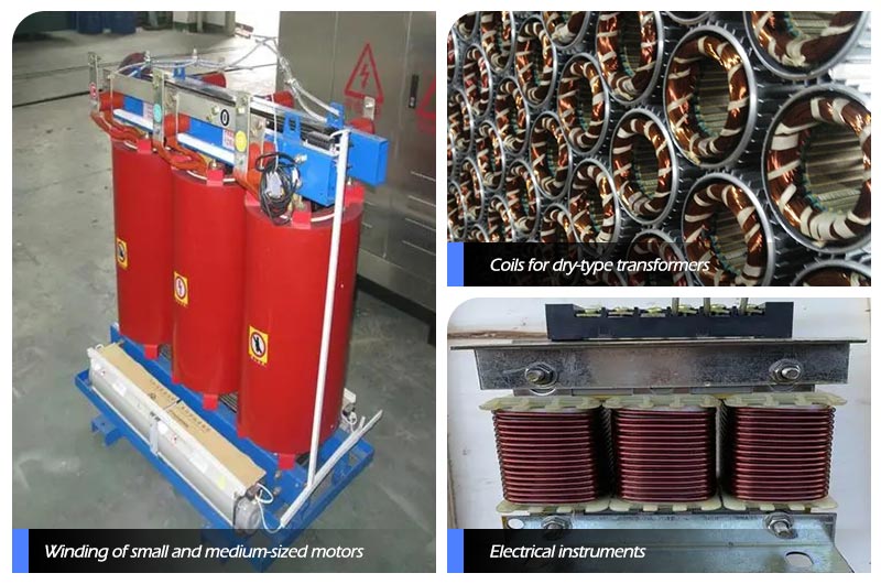 Applications of Chalco polyester enamelled aluminium round wire