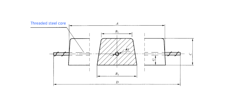 Sacrificial anodes for port and marine engineering facilities