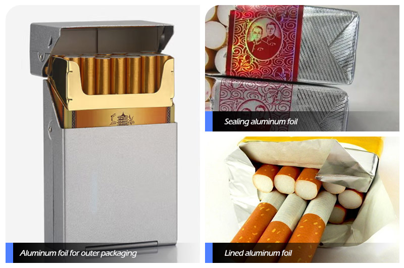 Chalco product classification of aluminum foil for cigarette packaging