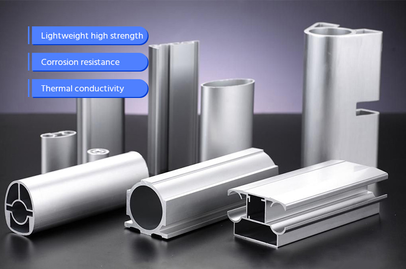 Características de los perfiles de aleación de aluminio blindado 7A52 T6