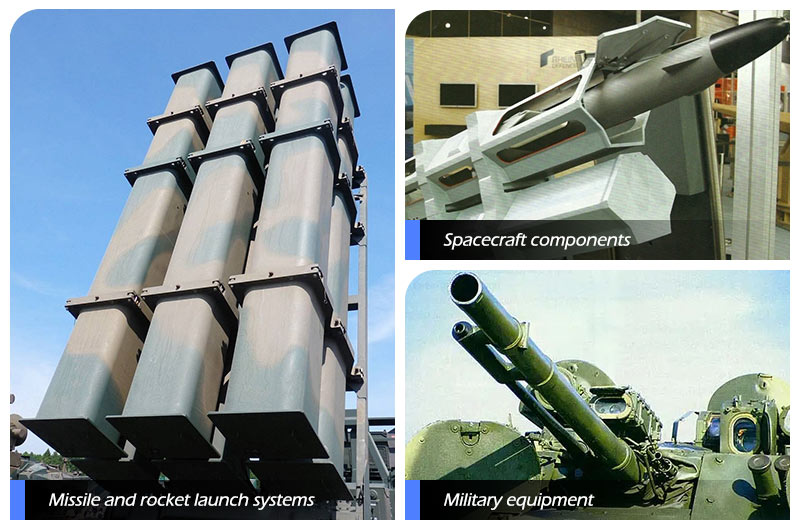 Application of 2A12 7A09 aluminum alloy special-shaped pipes for airborne missile launchers