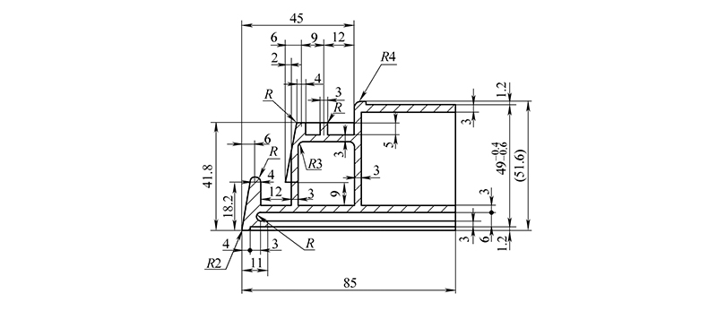 Hồ sơ nhôm cho khung cửa trú ẩn quân sự