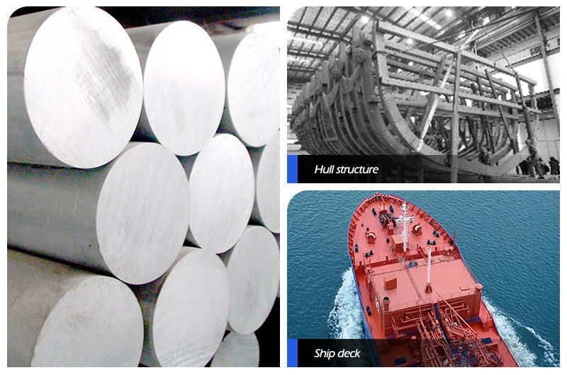 5052 5083 aluminum round bar rod for heavy-duty ships