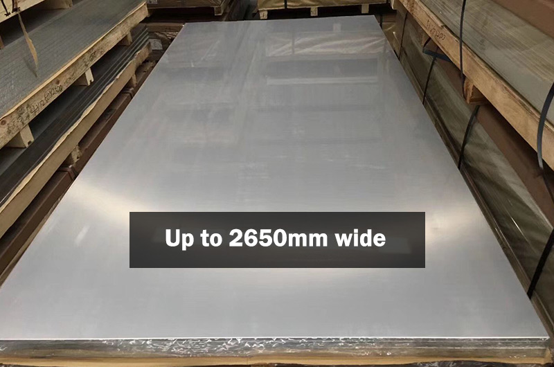 How wide can Chalco ultra-wide aluminum plate be?