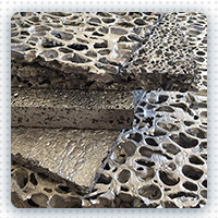 Marine aluminum foam plate