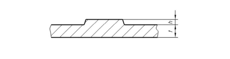 Pattern height tolerance