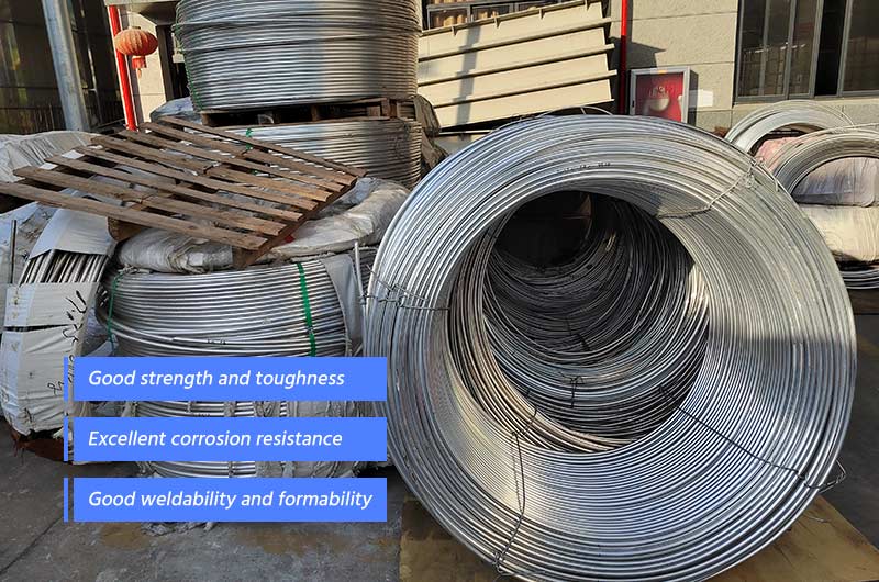 Characteristics of 6000 series aluminum rod for rivet