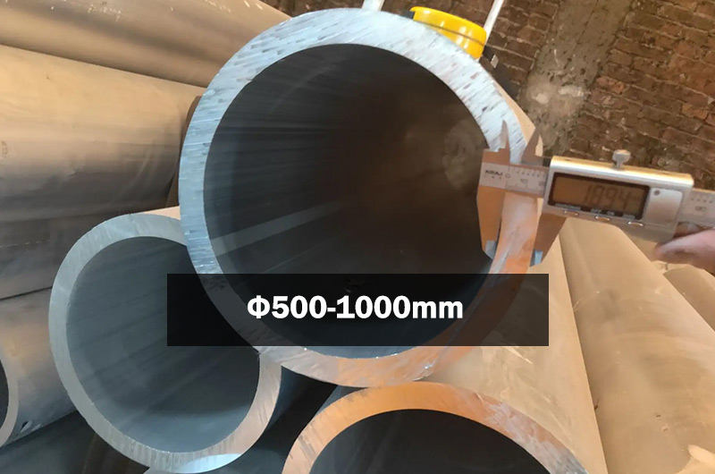 Production capacity of Chalco large diameter aluminum tube pipe