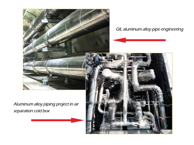Ultra large diameter Al weld pipe hot selling products and its application field