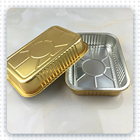 Color coated aluminum foil for container