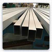 Cold drawn aluminum rectangular tube