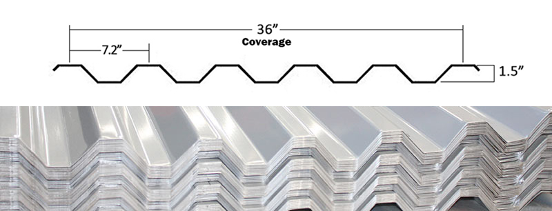 Corrugated sheet