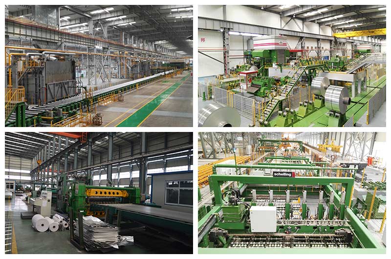 6061 equipamentos de produção de placa de alumínio
