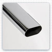 Tubo de aluminio elíptico de pared delgada