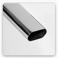 Thin walled elliptical aluminum tube