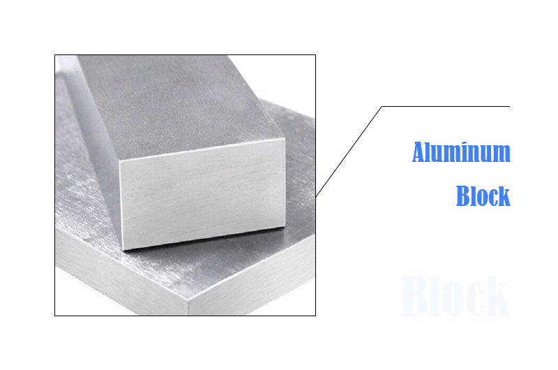 Bloco de alumínio ultra espesso
