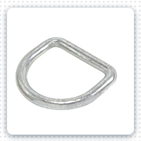 D-shaped forged ring