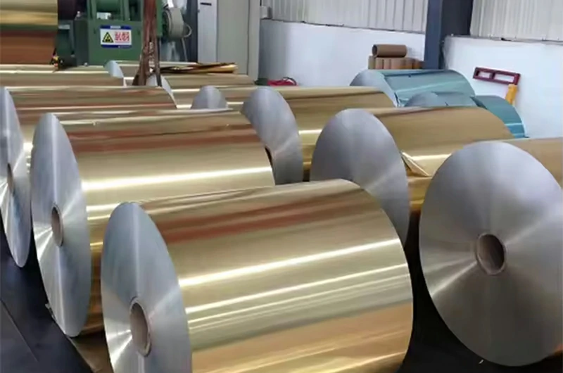 coated aluminum foil