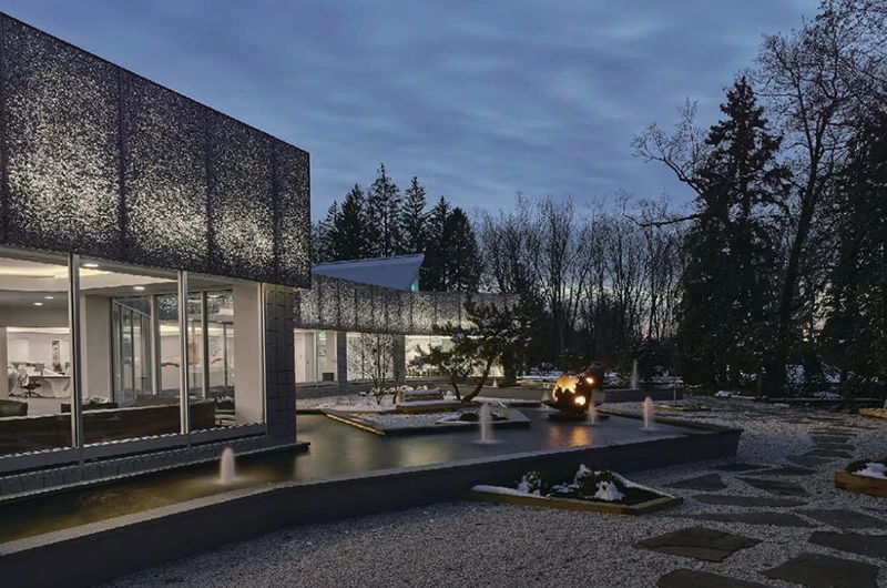 foam aluminum for exterior wall decoration