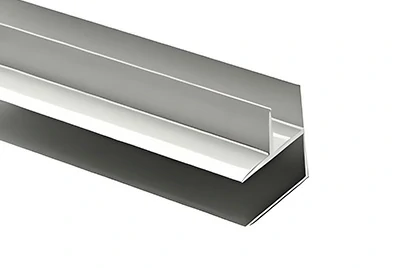 F-shaped aluminum mirror frame