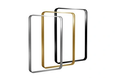 Rounded corner rectangular aluminum frame