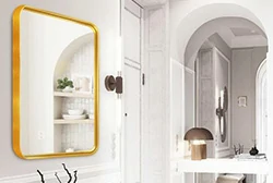 Rounded corner rectangular aluminum frame