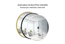 Round aluminum frame application
